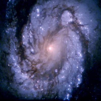 Spiral Galaxy M100 --HubbleST