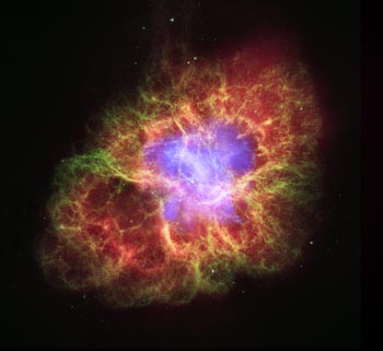 The Crab Nebula --HubbleST